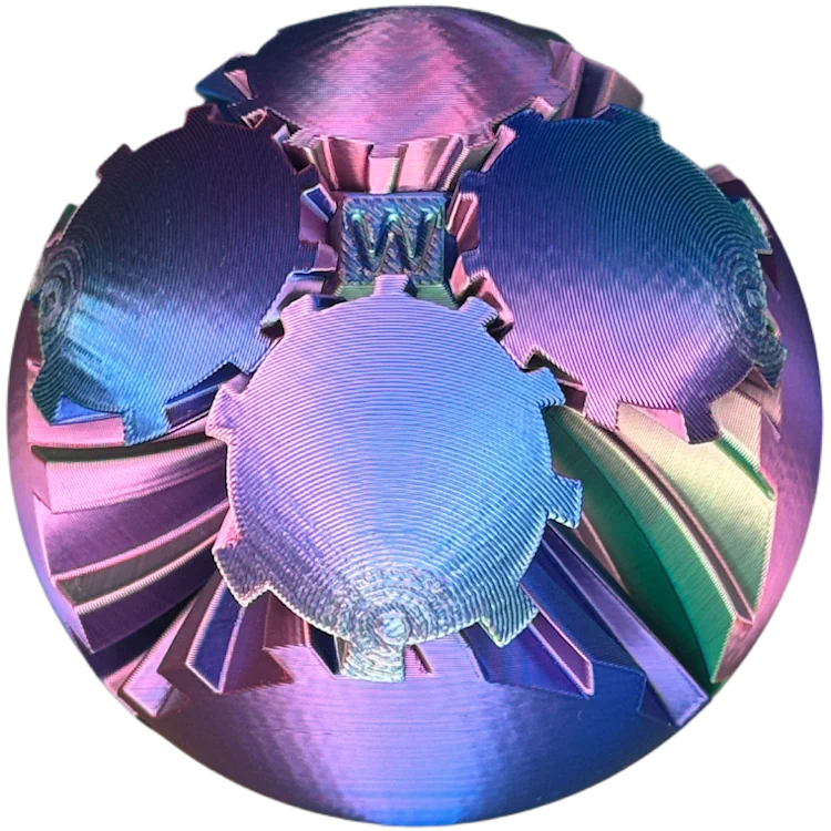 Wunderball – Blau-Grün-Lila