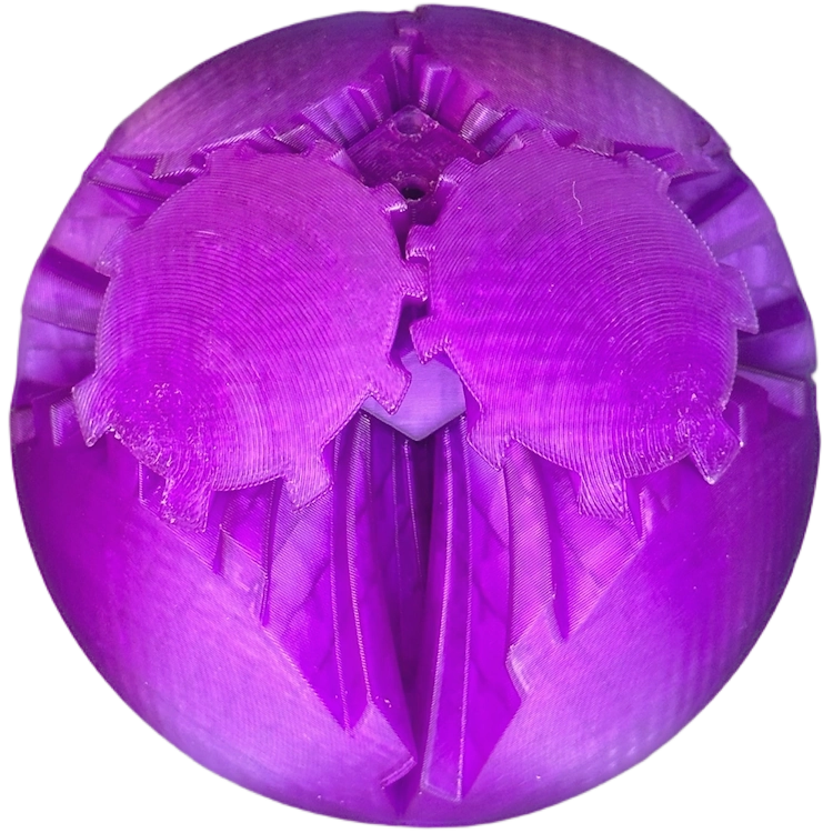 Wunderball – Gitterlila