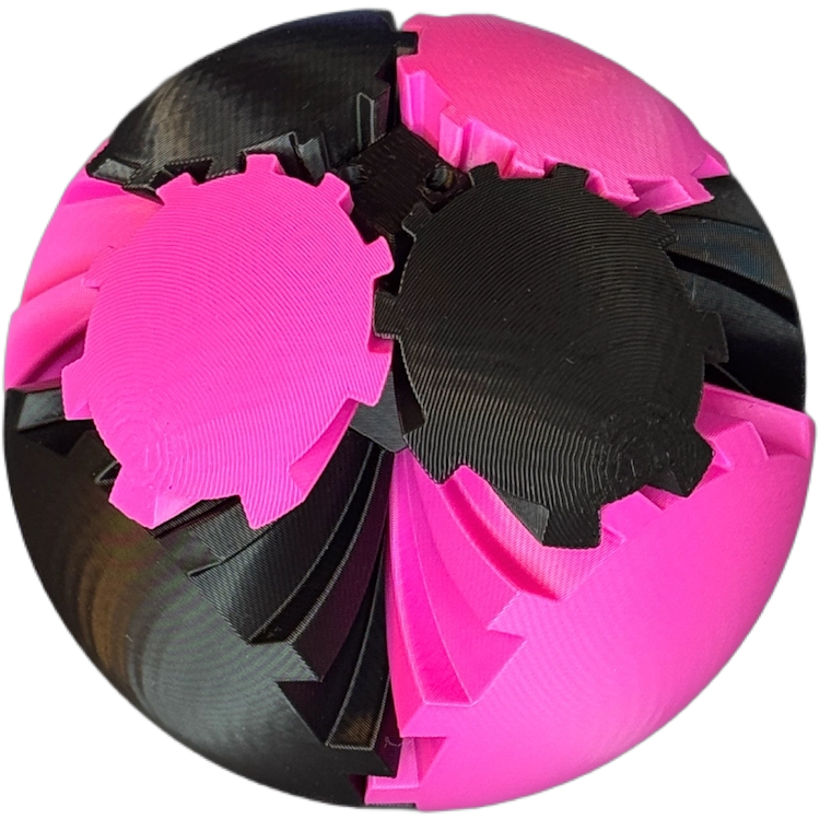 Wunderball – Schwarz-Pink