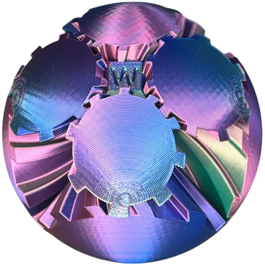 Wunderball – Blau-Grün-Lila