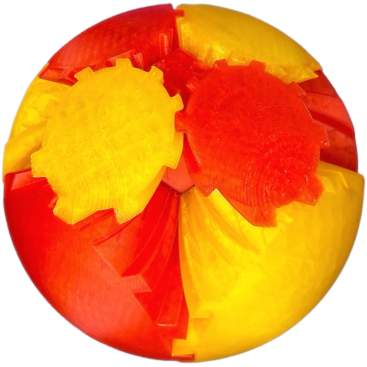 Wunderball – Gelb-Rot