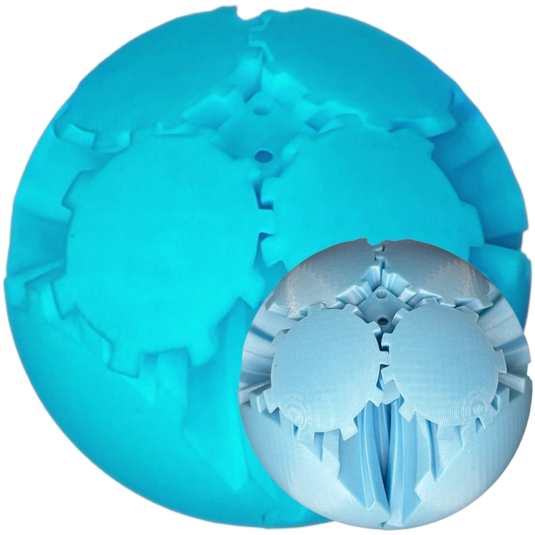 Wunderball – Neonblau