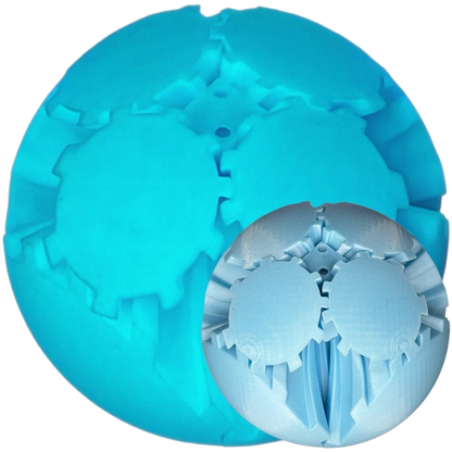 Wunderball – Neonblau