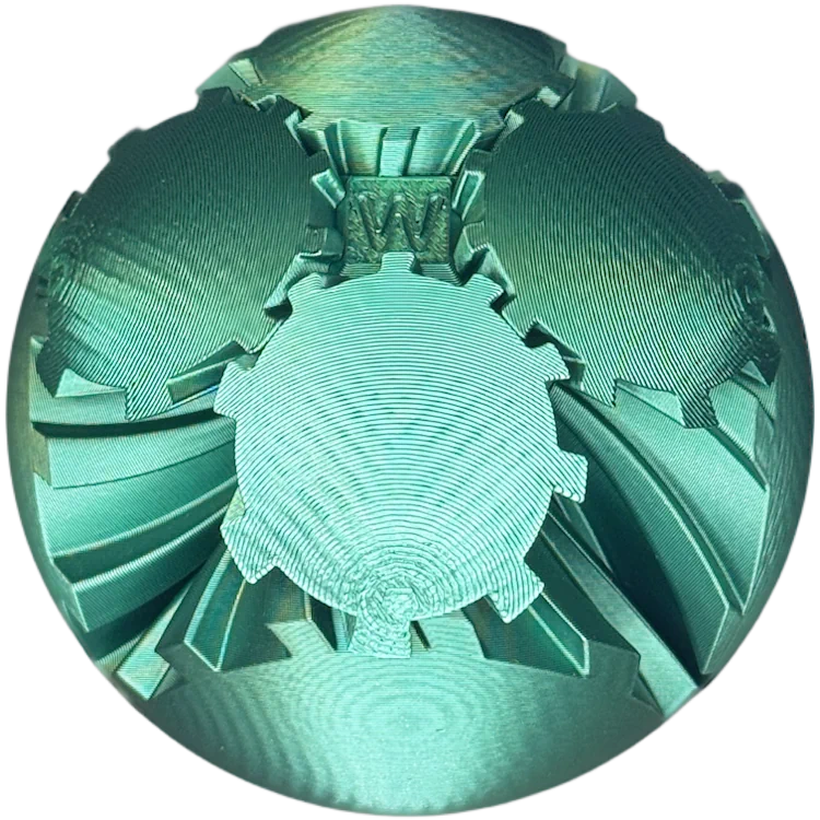 Wunderball – Oxidgrün