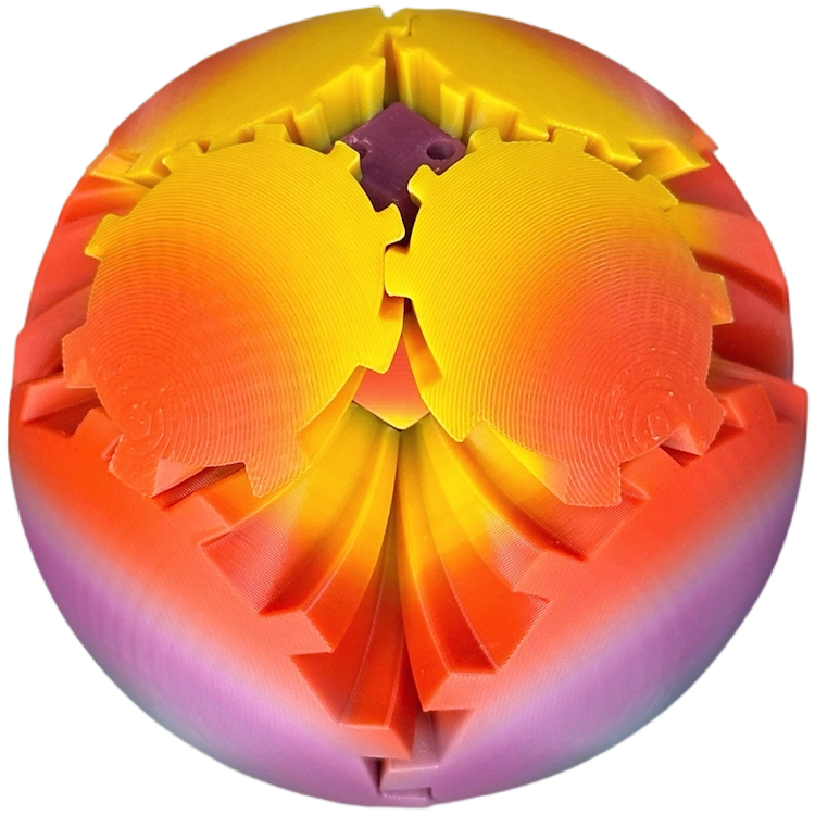 Wunderball – Regenbogen Flamme