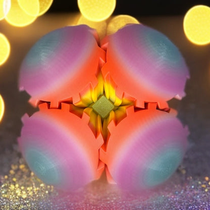Wunderball – Regenbogen Flamme